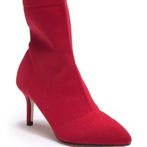 Never worn! Red sock boots